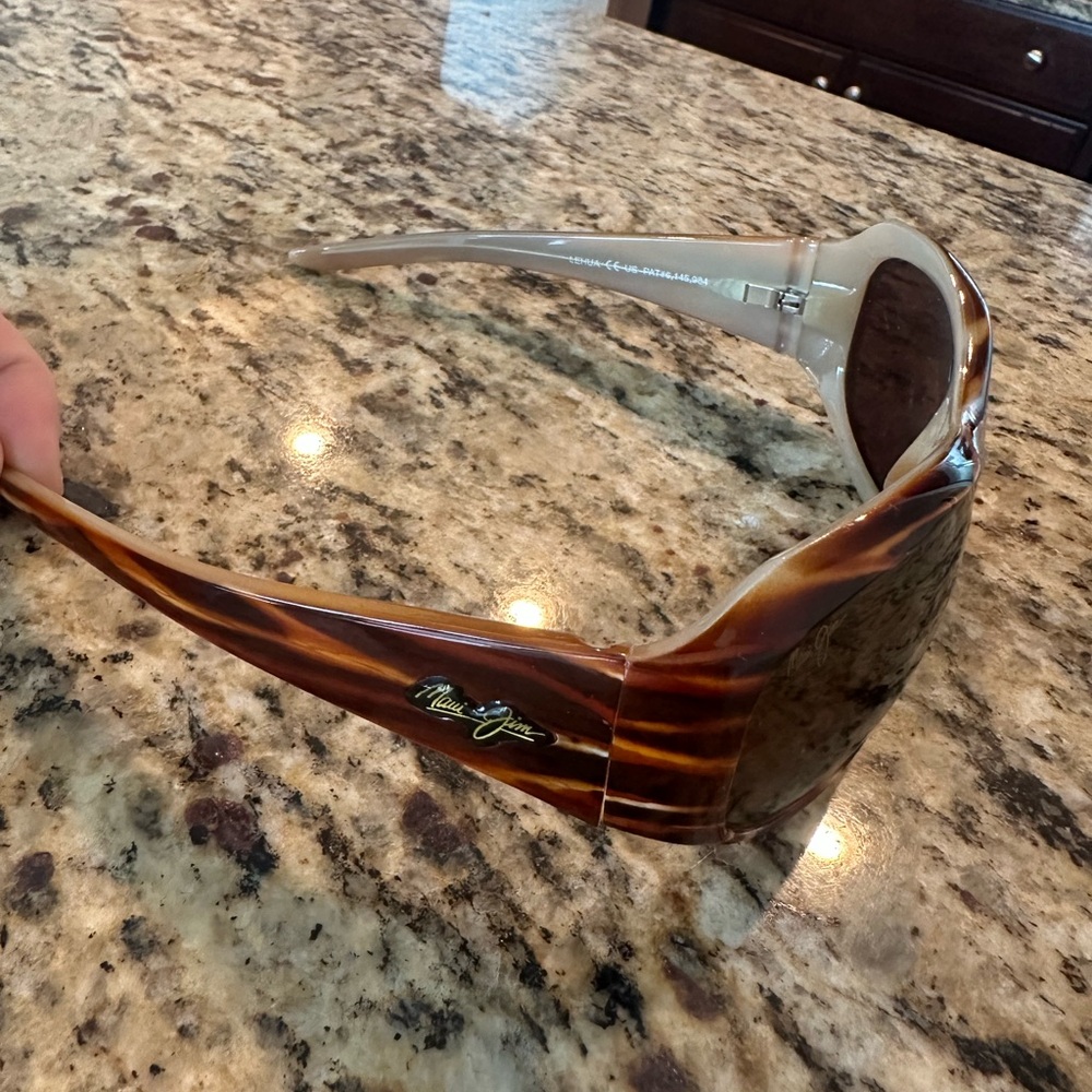 Maui Jim Tortoise and Cream Sunglasses